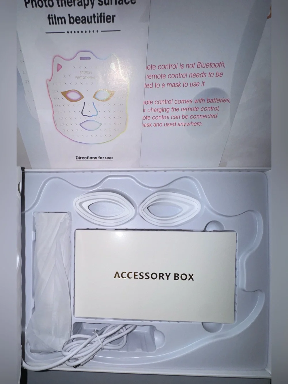 7-1 COLOR LIGHTS LED BEAUTY MASK